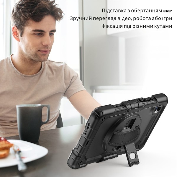 Фото - Чохол для планшету BeCover FortTab for Samsung Galaxy Tab A11 SM-X133/X135 8.7" Black (715639)